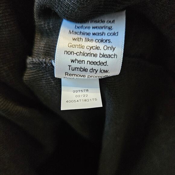 Lauren Conrad LC Women's Sweater Ribbed Ruffled Black Long Sleeve Size 3X - Picture 8 of 10